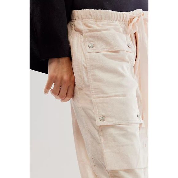 Free People Skip A Beat Utility Pants Size M - Picture 4 of 9